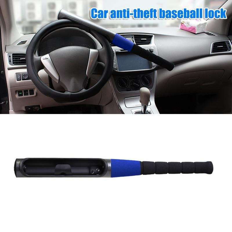 Anti theft steering lock - baseball bat style Single lock