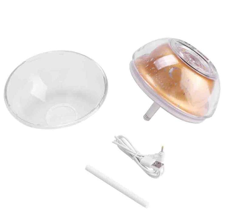Crystal Night Light Projection Humidifier - Gold