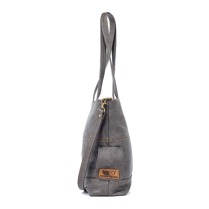 Genuine Leather Bags Grey