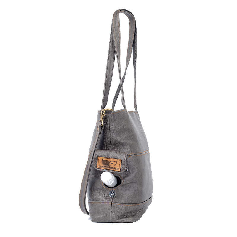 Genuine Leather Bags Grey