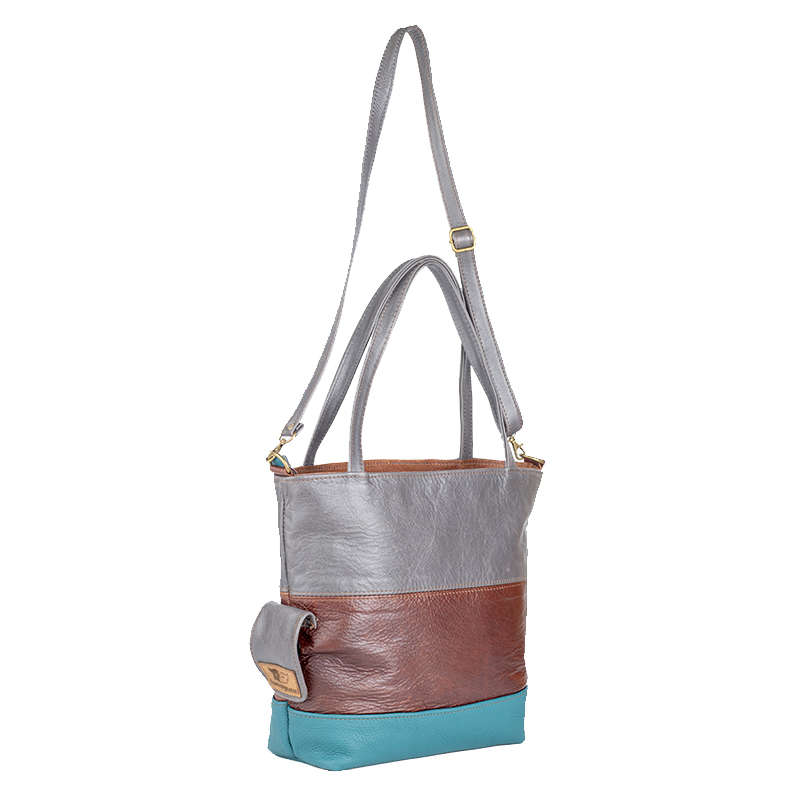 Genuine Leather Bags Two Tone