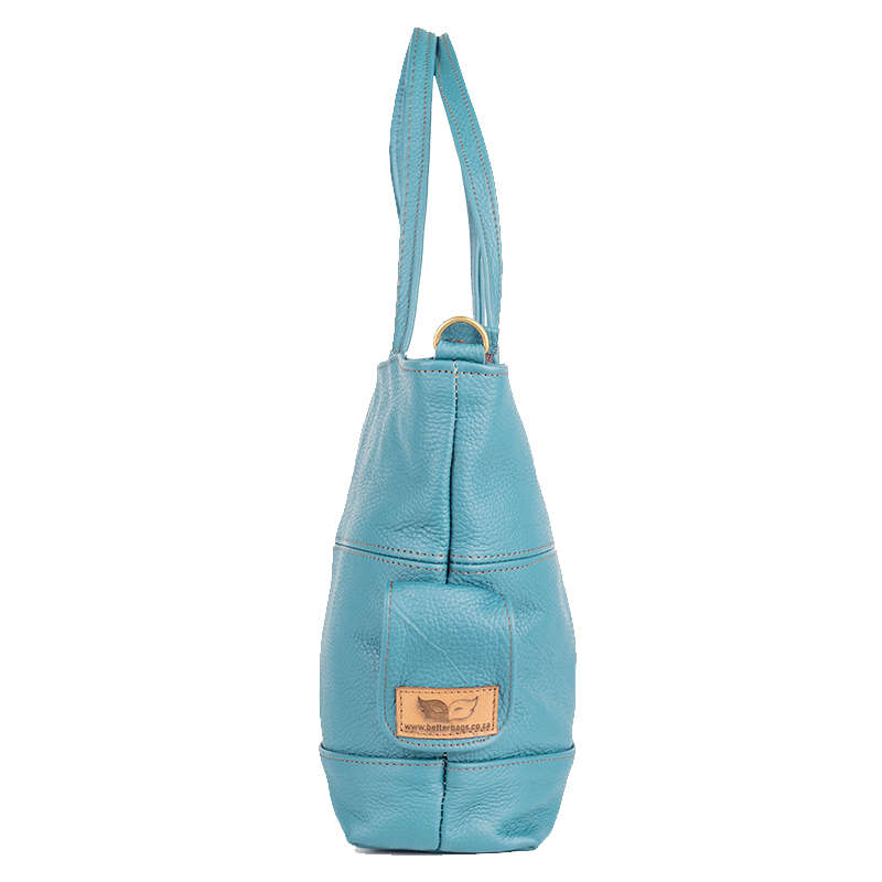 Genuine Leather Bags Turquoise
