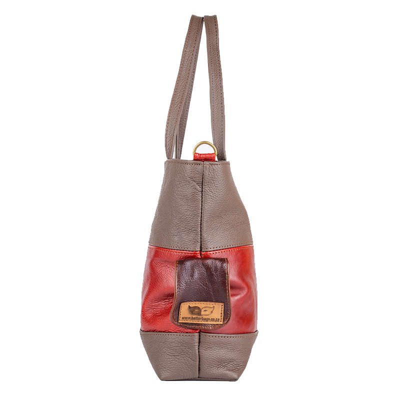 Genuine Leather Bags Two Tone