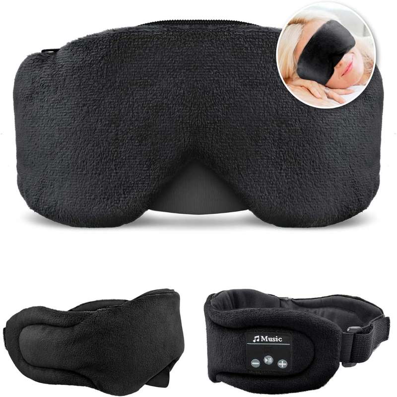 Bluetooth Eye Mask with Gel Pack Slot