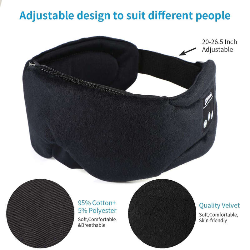 Bluetooth Eye Mask with Gel Pack Slot