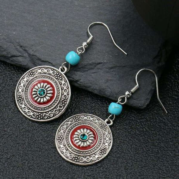Shine Bright - Dazzling Bohemian Dangle Earrings