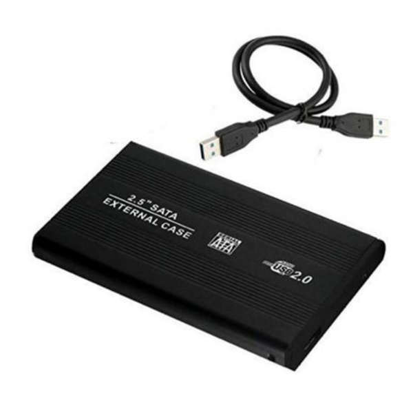 1TB Portable External Hard Drive USB 2.0 - Slim Design