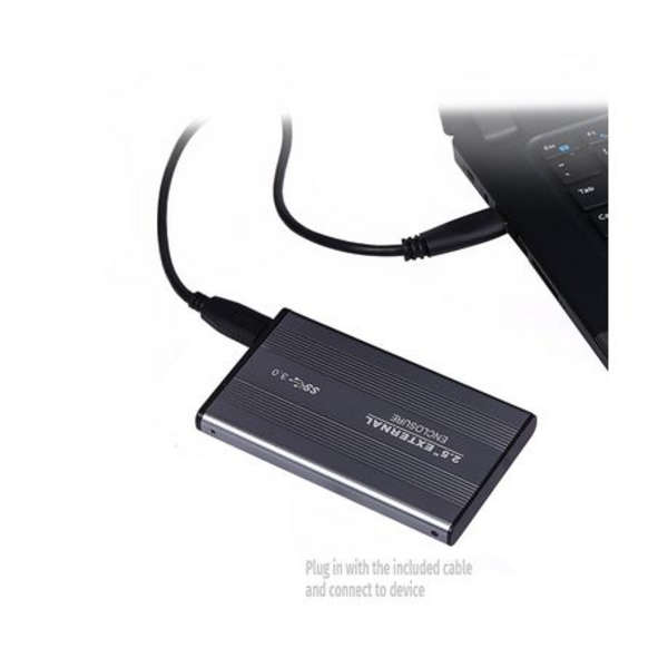 1TB Portable External Hard Drive USB 2.0 - Slim Design