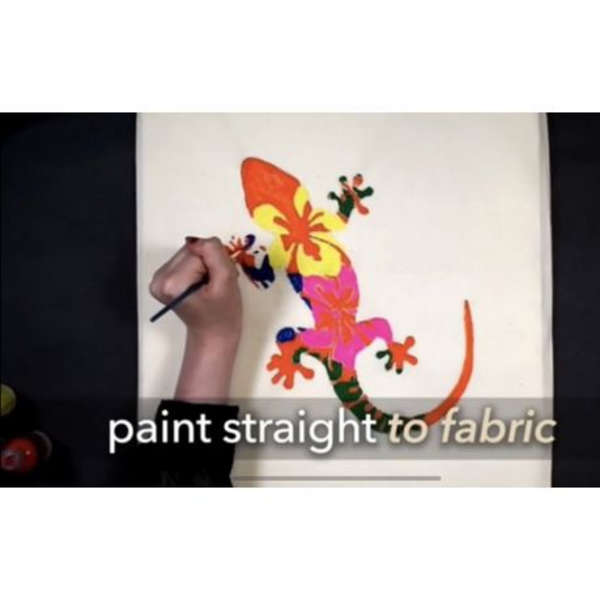 3D Fabric Paint (6 Metallic colours in 30ml tubes)