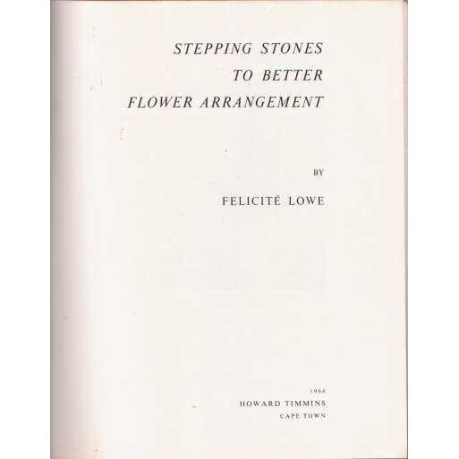 Stepping Stones to Better Flower Arrangement