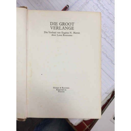 Die Groot Verlange