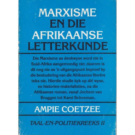 Marxisme en die Afrikaanse Letterkunde