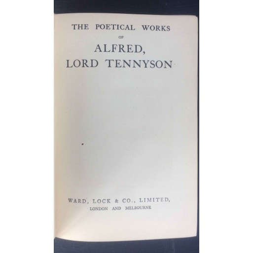 The Poetical Works of Tennyson