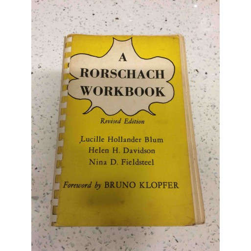 A Rorschach Workbook