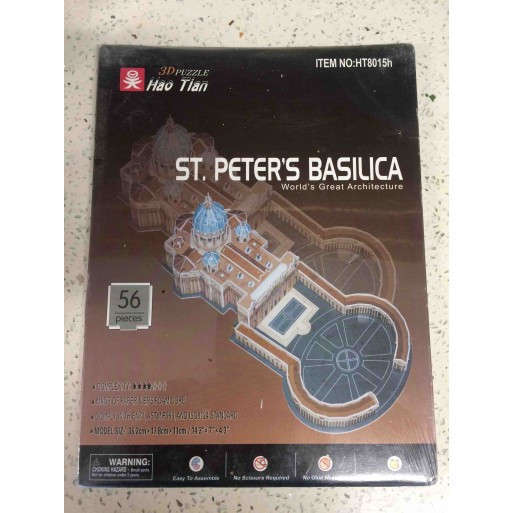 St. Peter's Basilica 3D Puzzle