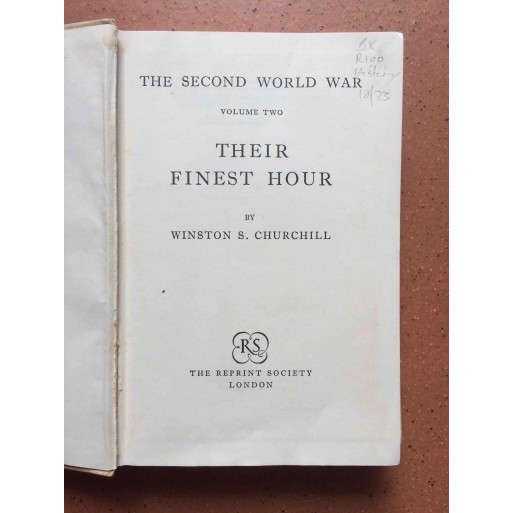 The Second World War II Their Finest Hour