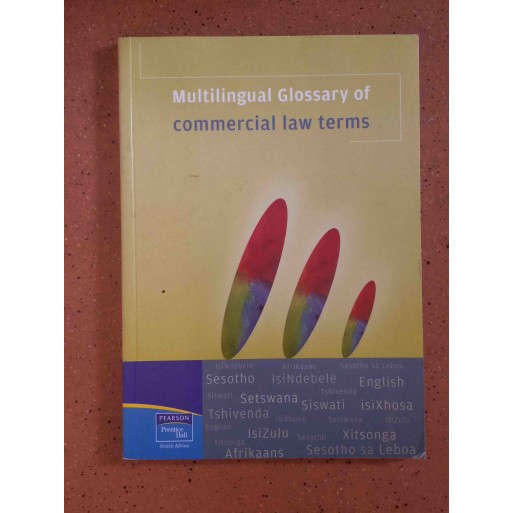 Multilingual Glossary of commercial law terms