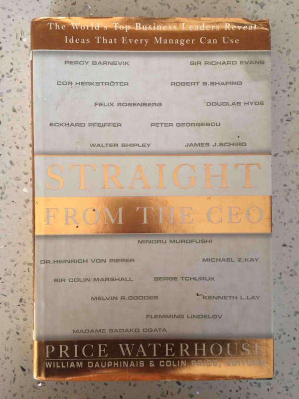 Straight from the CEO