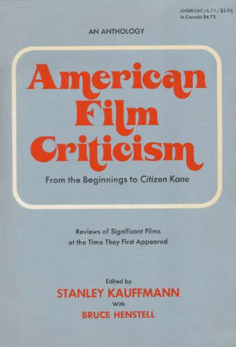 American Film Criticism