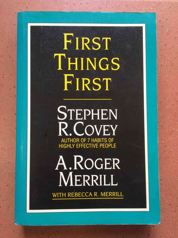 First Things First