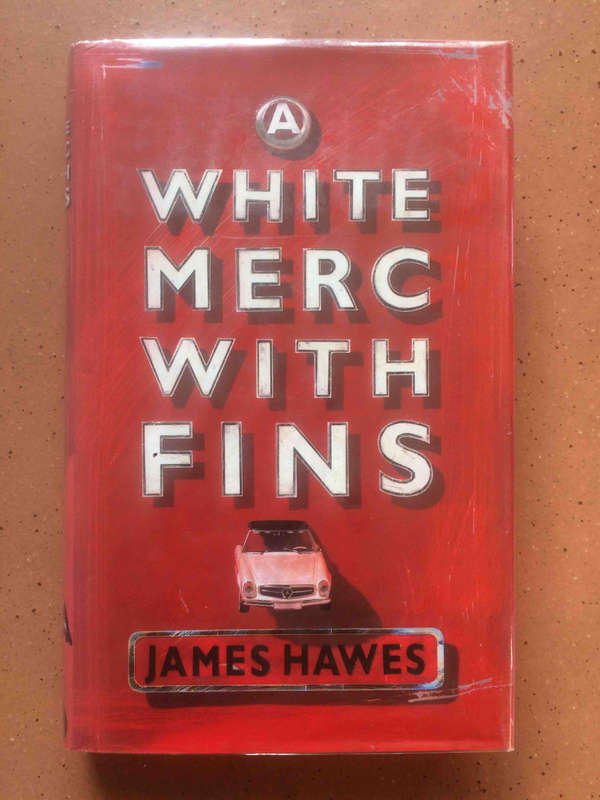 A White Merc with Fins