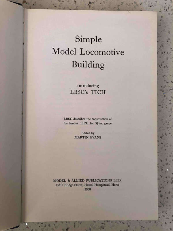Simple Model Locomotive Building