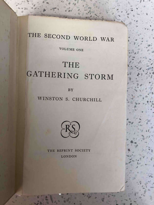 The Second World War I The Gathering Storm