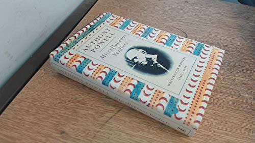 Miscellaneous Verdicts: Writings on Writers 1946-1989