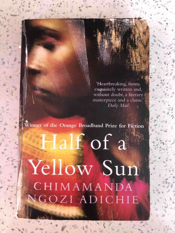 Half of a yellow sun