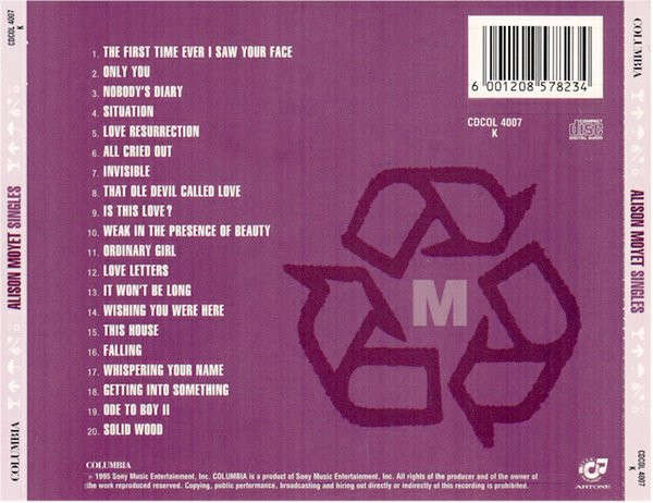 Alison Moyet: Singles (CD)