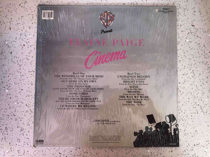 Elaine Page - Cinema (Vinyl)