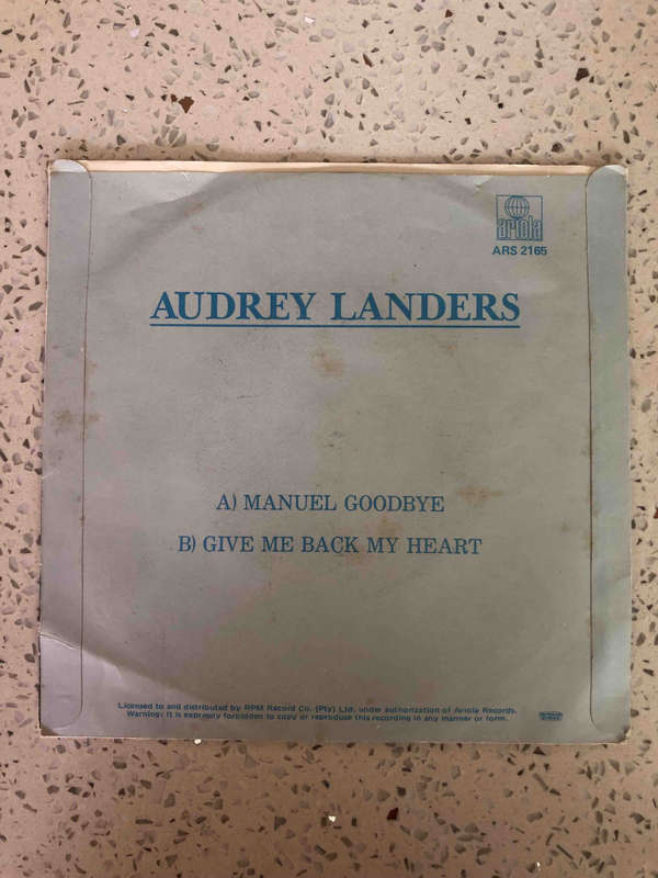 Audrey Landers - Manuel Goodbye