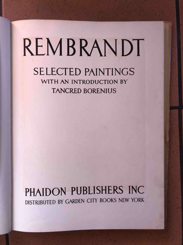 Rembrandt: Selected Paintings
