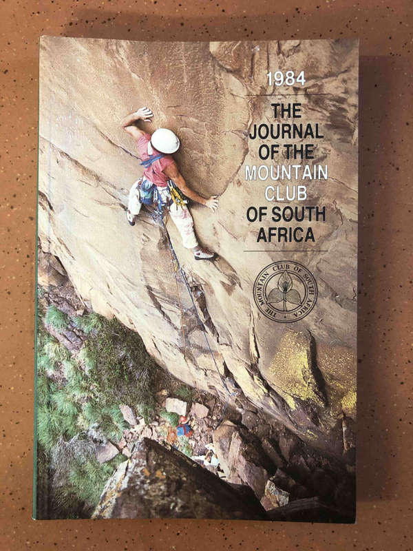 The Journal of the Mountain Club of South Africa No. 87 - 1984