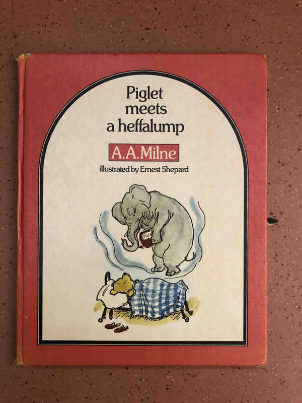 Piglet meets a heffalump