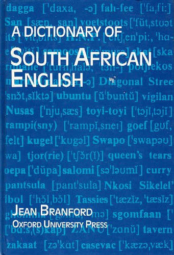 A Dictionary of South African English