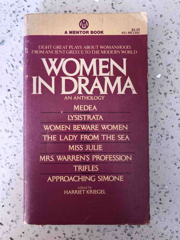 Women in Drama: an Anthology