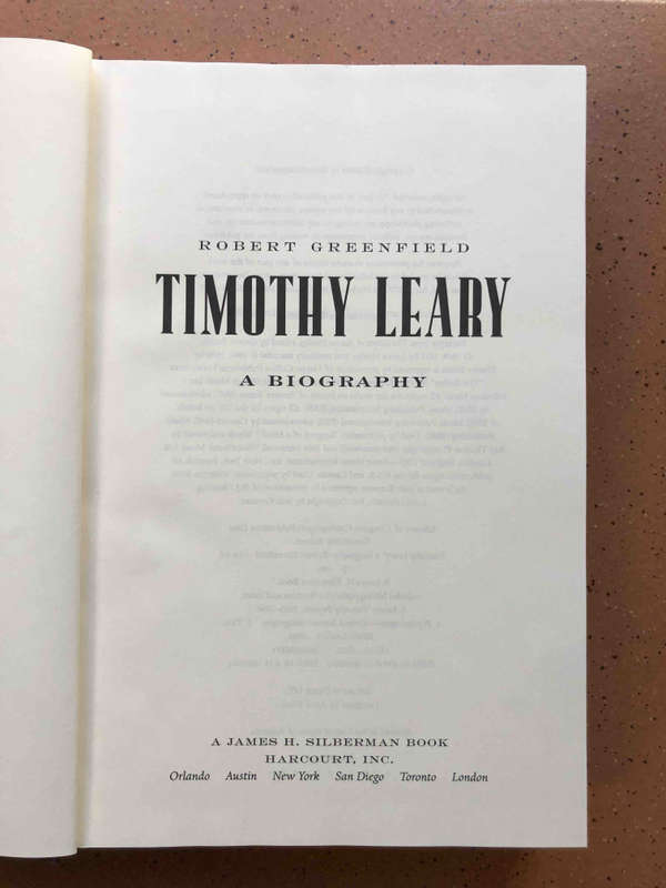 Timothy Leary a Biography