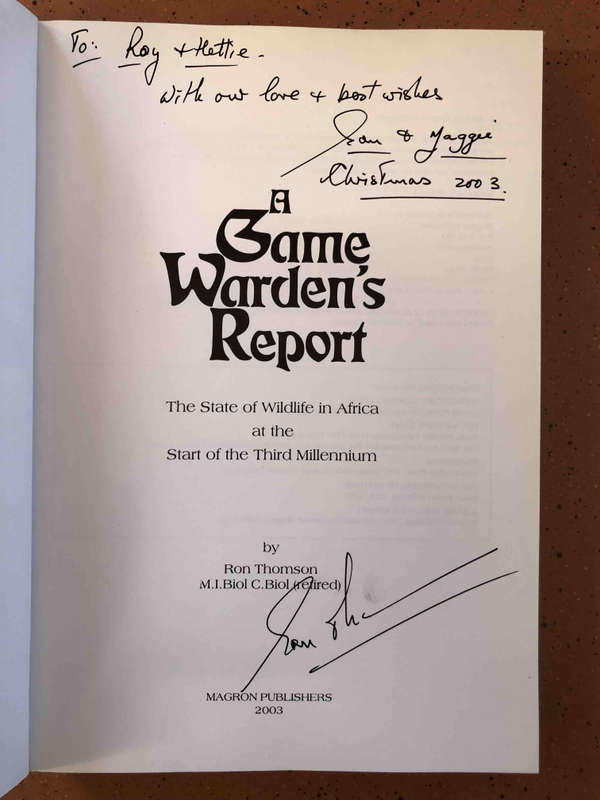 A Game Warden's Report: The State of Wildlife in Africa at the Start of the Third Millennium