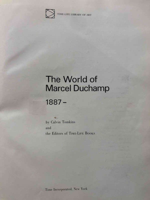The World of Marcel Duchamp