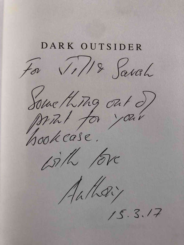 Dark Outsider: Three Plays (SIGNED and DEDICATED)