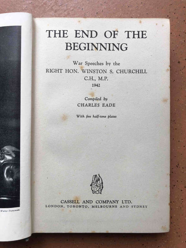 The End of the Beginning