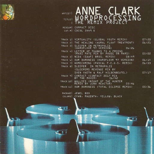 Anne Clark - Wordprocessing (The Remix Project)
