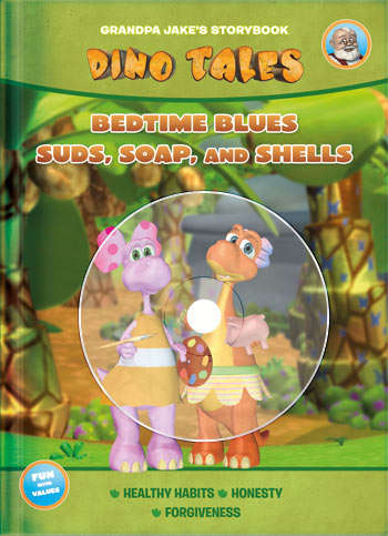 Dino Tales w/DVD--Bedtime Blues/Suds, Soap and Shells