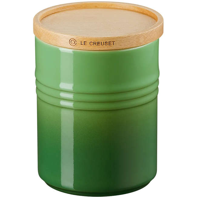 Medium Storage Jar With Wooden Lid, 540ml