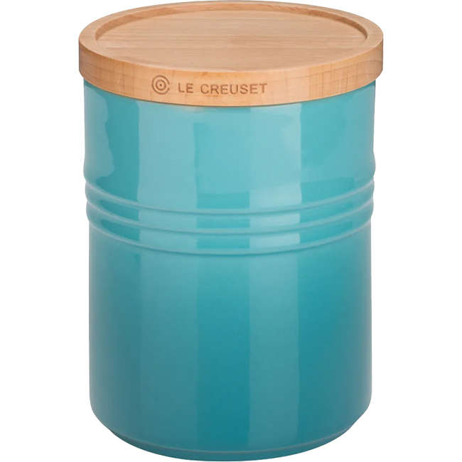 Medium Storage Jar With Wooden Lid, 540ml