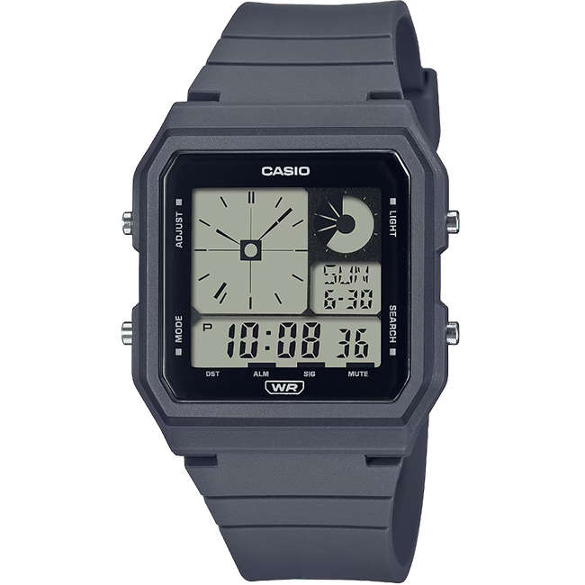 Retro Resin AnaDigi World Time Wrist Watch, LF-20W