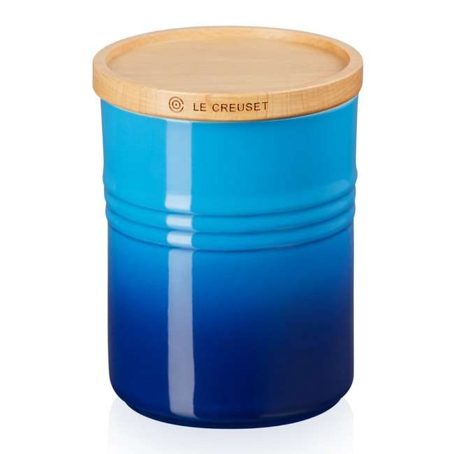 Medium Storage Jar With Wooden Lid, 540ml