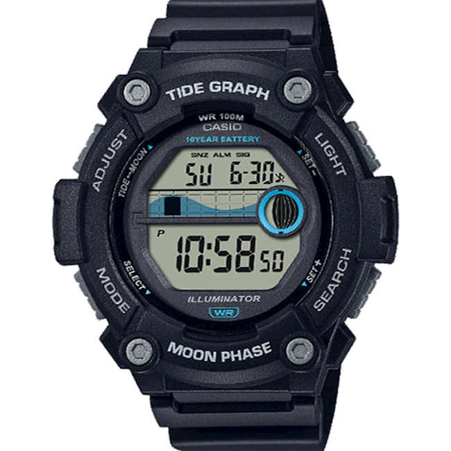 Standard Outgear Men's 100m Digital Marine Wrist Watch, WS-1300H