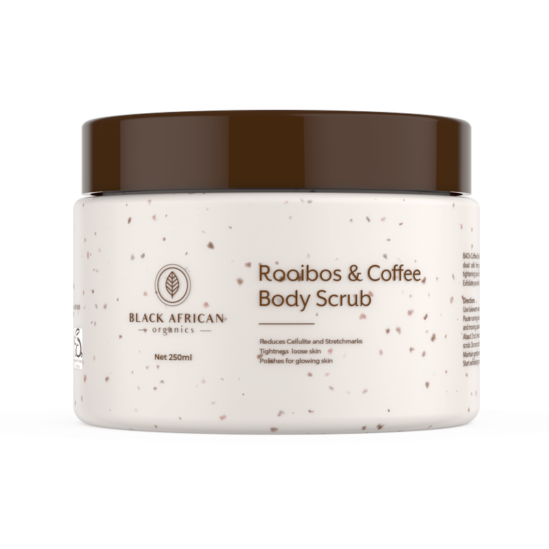 Organic Rooibos and Coffee Stretchmarks and Cellulite Body Scrub